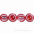 4.7cm Beads and Sequins Lace for Garments Use, Customized Designs are Accepted